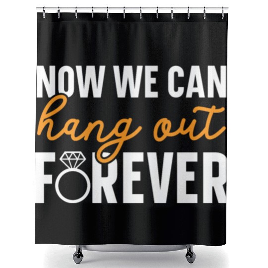 Bride And Groom Wedding Day Marriage Just Married Shower Curtains