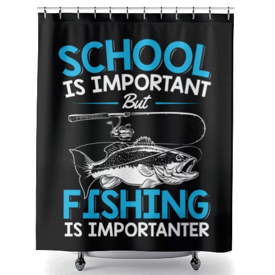 Fishing Youth Fishn Fishing Shower Curtains