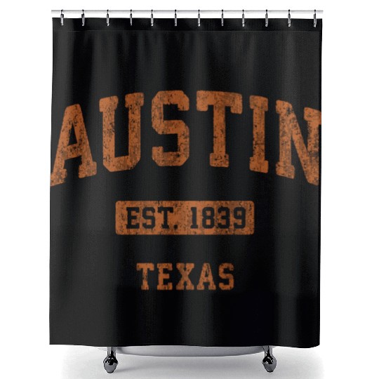 Austin Texas Tx Athletic Sports Shower Curtains