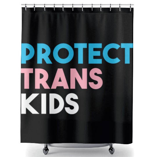 Protect Trans Transgender Pride Shower Curtains