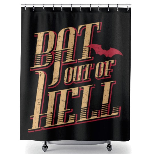 Meat Loaf Bat Out Of Hell Lyric Shower Curtains
