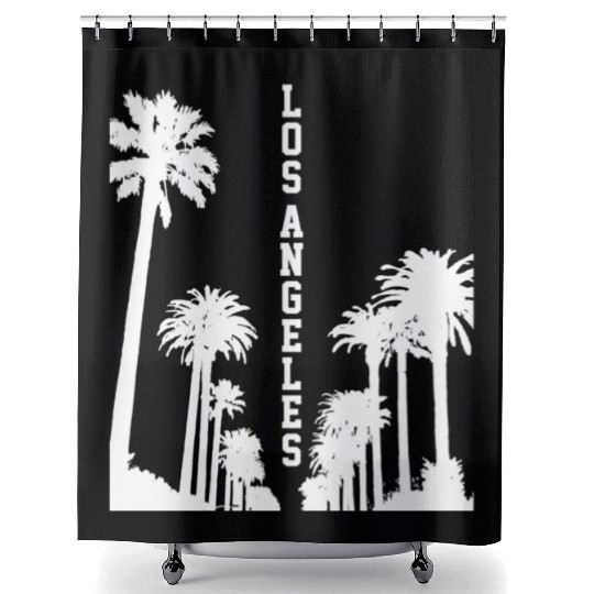 Los Angeles La California Shower Curtains