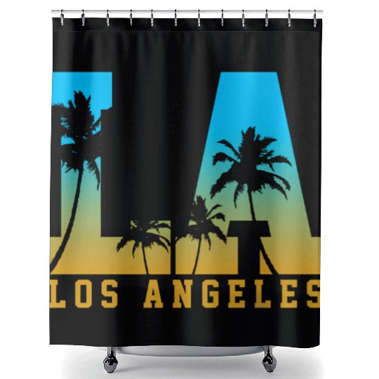 Los Angeles La California Shower Curtains