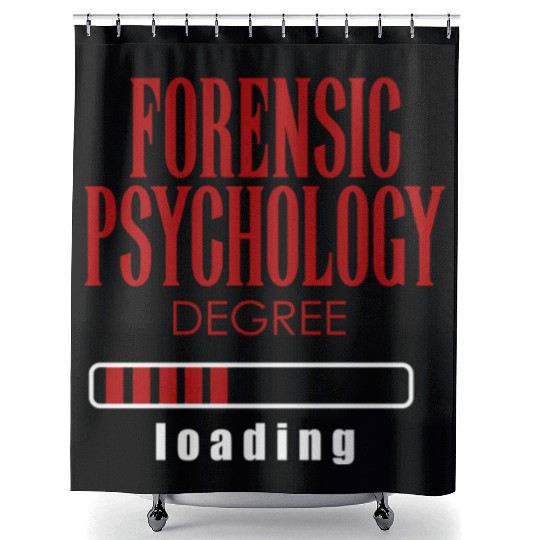 Forensic Psychology Degree Loading Shower Curtains