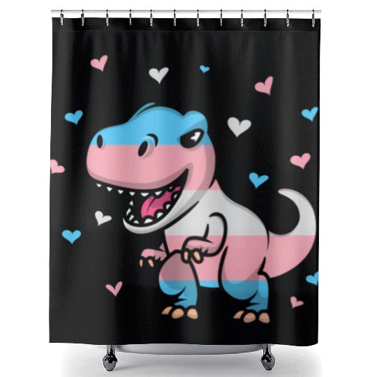 Transgender Pride Flag Transgender Pride Colors Shower Curtains