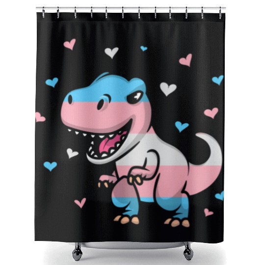 Transgender Pride Flag Transgender Pride Colors Shower Curtains
