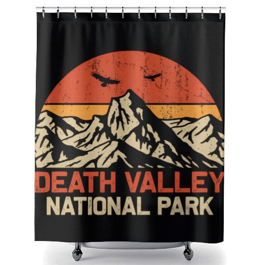 Travel Mountain Style Death Valley National Park Shower Curtains