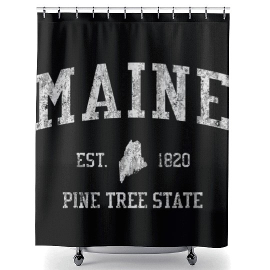 Maine Sports Shower Curtains