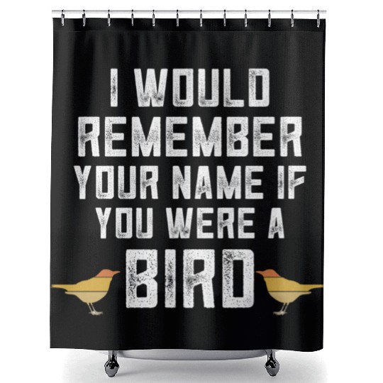 Bird Bird Watcher Birding Ornithology Shower Curtains