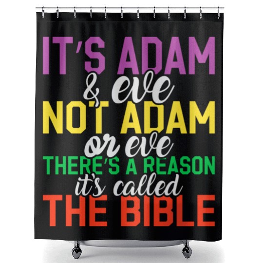Bisexual Pride There Reason It s Called The Bible Shower Curtains