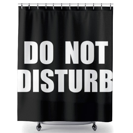 Do Not Disturb - Airplane Airport Train Subway Shower Curtains