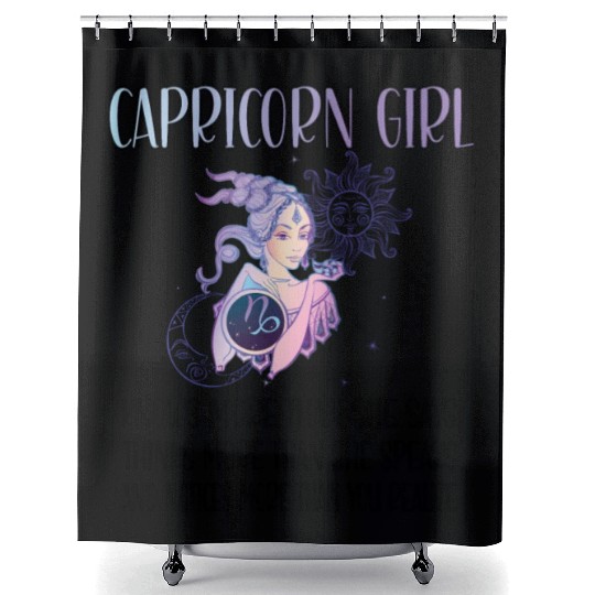 Capricorn Zodiac Sign Capricorn Horoscope Shower Curtains
