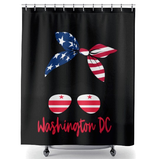 Washington Dc Washington Dc Flag Statefriend Shower Curtains