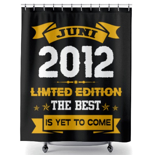 June 2012 Birthday Surprise Shower Curtains