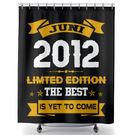 June 2012 Birthday Surprise Shower Curtains