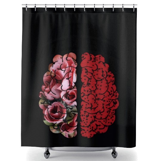 AI with a twist Shower Curtains