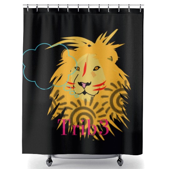 Lion Tribe Shower Curtains