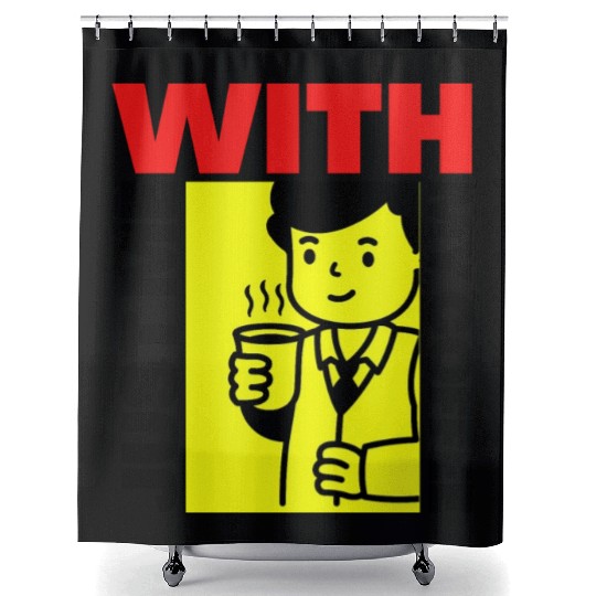 just me with my coffee , classic coffee , mug Shower Curtains