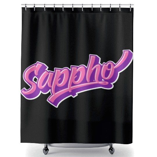 Sappho Greek Poet Symbol Of Lesbian Love Shower Curtains