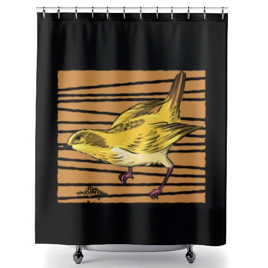 Bird Feeding Health Bird Fan Birdwatching Shower Curtains