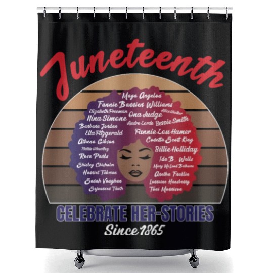 Juneteenth and African American History Shower Curtains