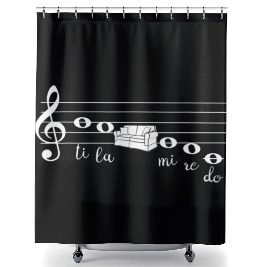 Funny Music Orchestra Choir Shower Curtains