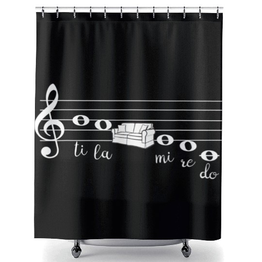 Funny Music Orchestra Choir Shower Curtains