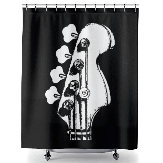 Guitar Classic Rock & Roll Guitar Lover Guitar Shower Curtains