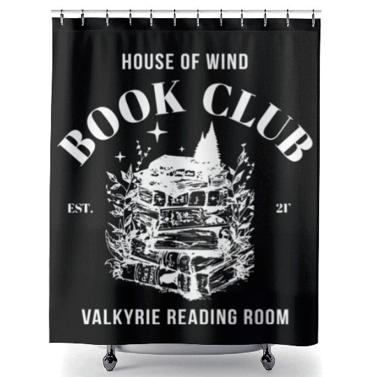 House Of Wind Book Club Feyre Rhysand Shower Curtains