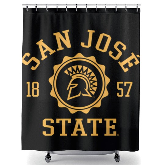 San Jose State Spartans Stamp Officially Licensed Shower Curtains