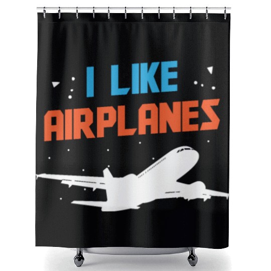 Aerospace engineer like airplanes rocket scientist Shower Curtains
