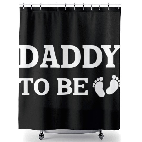 DADDY TO BE Love Ba Shower Curtains