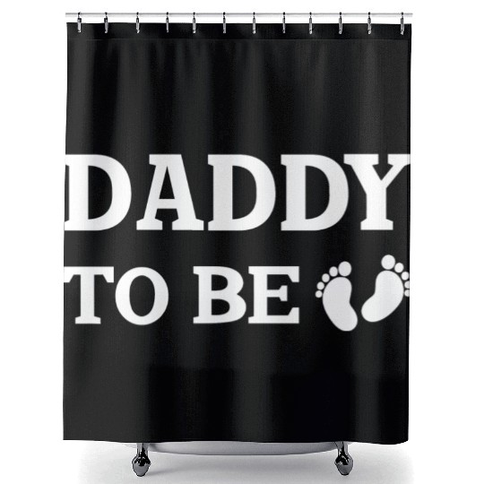 DADDY TO BE Love Ba Shower Curtains