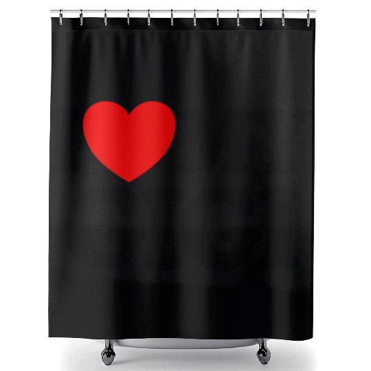 I Love My Gigi Red Heart Grandkids I Love My Gigi Shower Curtains