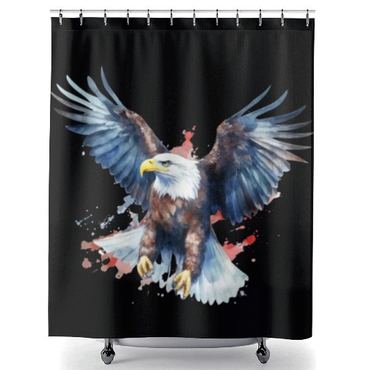 Eagle 4Th July Independent Day Shower Curtains