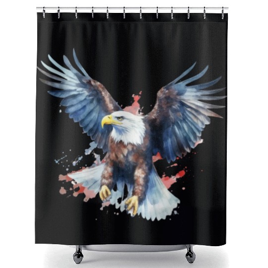 Eagle 4Th July Independent Day Shower Curtains