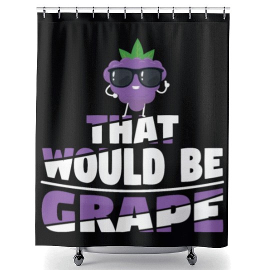 That Would Be Grape Shower Curtains