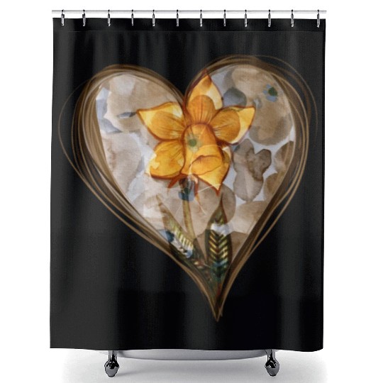 Spring Daffodil Springtime Shower Curtains