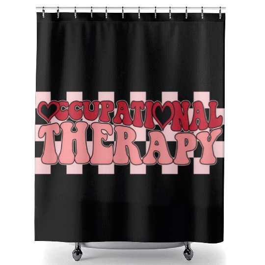 Groovy Occupational Therapy Therapist'S Day Shower Curtains