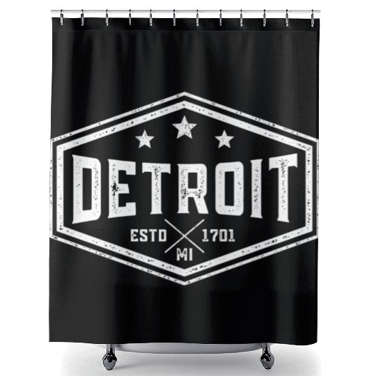 Detroit Shower Curtains