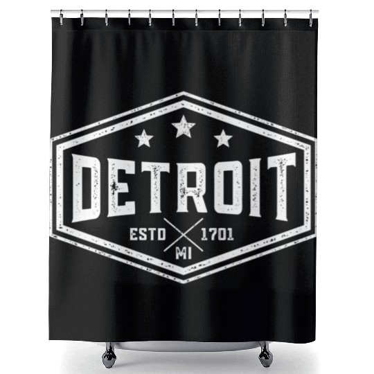Detroit Shower Curtains