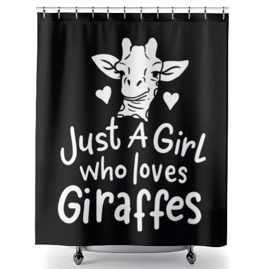 Giraffe African Giraffe Lover Shower Curtains