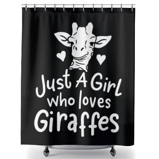 Giraffe African Giraffe Lover Shower Curtains