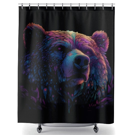 Grizzly King Shower Curtains