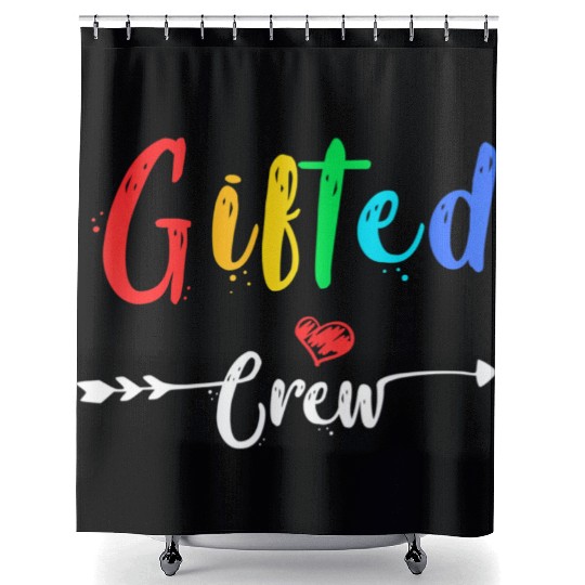 ed Crew Back To School Teacher Shower Curtains