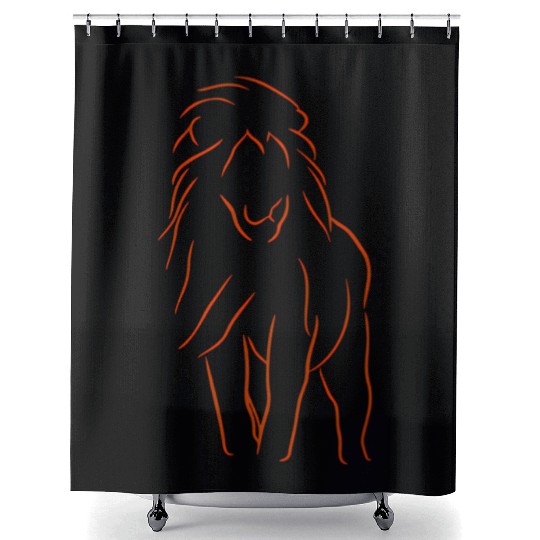 Lion King Of The Shower Curtains