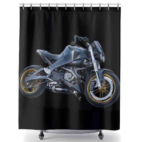 bike Shower Curtains