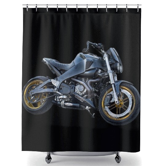 bike Shower Curtains