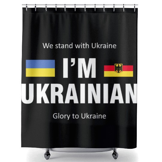 The Germany - Ukraine. I am Ukrainian Shower Curtains