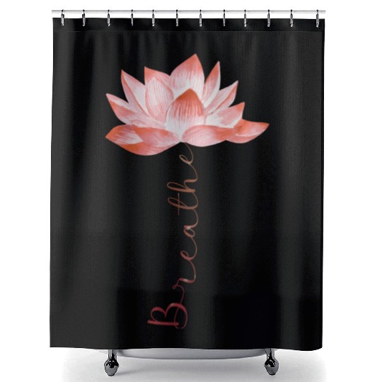 Lotus Yoga Zen Meditation Namaste Shower Curtains